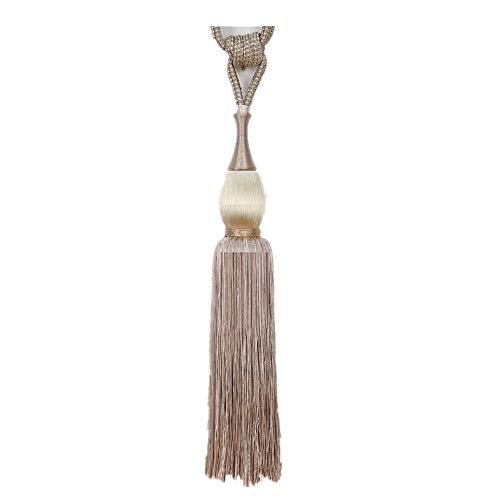 SAJMAKUWLA Tassel Cord Curtain, 2 Stück Vorhang-Zubehör, handgefertigter Vorhang-Hängeball, Quastenband/9(21) von SAJMAKUWLA