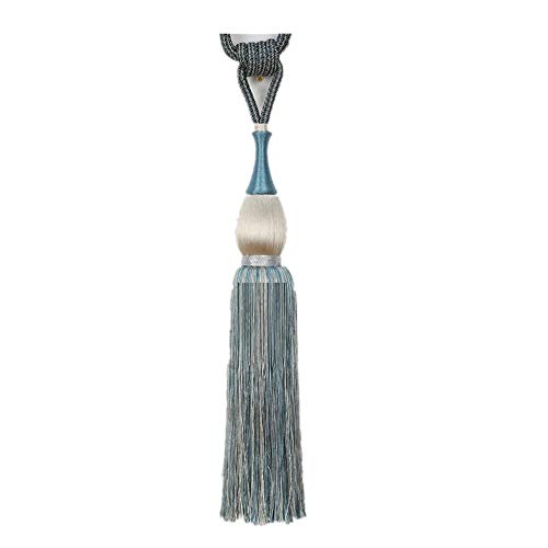 SAJMAKUWLA Tassel Cord Curtain, 2 Stück Vorhang-Zubehör, handgefertigter Vorhang-Hängeball, Quastenband/9(5) von SAJMAKUWLA