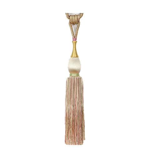 SAJMAKUWLA Tassel Cord Curtain, 2 Stück Vorhang-Zubehör, handgefertigter Vorhang-Hängeball, Quastenband/9(9) von SAJMAKUWLA