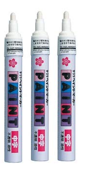 Sakura Paint-Marker Medium WEISS (#50), Ölfarbe-Pigmentmarker, 1 Stück von SAKURA