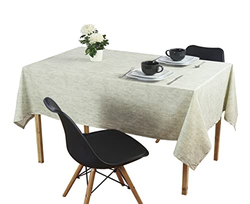 Tischdecke Abwaschbar SELBSTDESINFIZIEREND | Tischdecke Baumwolle 100% | Abwischbare Tischdecke | Tischtuch abwaschbar | Tischdecke Stoff | Tischdecke wasserdicht Tischdecken Table Cloth 150x150cm von SALASANA PROTECT