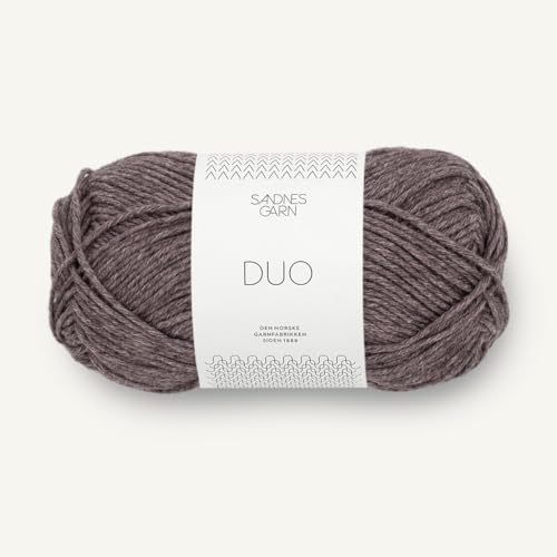 SANDNES GARN Duo - Farbe: Espresso (3871) - 50 g/ca. 115 m Wolle von Sandnes Garn