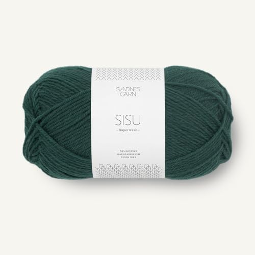 SANDNES GARN Sisu - Farbe: Dyp Petrol (7281) - 50 g/ca. 175 m Wolle von Sandnes Garn