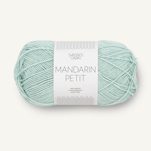 Sandnes Garn Mandarin Petit ca.180 m col. 7720 bla mint 50 g von Sandnes Garn