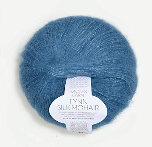 Sandnes Garn Tynn Silk Mohair col.6042 skyblue ca.212 m 25 g von Sandnes Garn