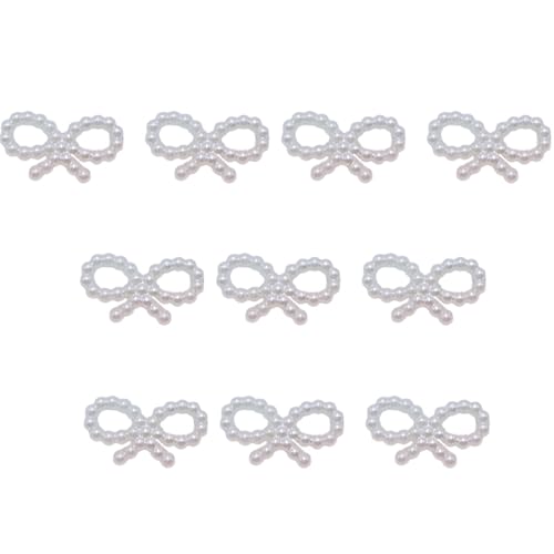 10 Stück Aushöhlen Perlen Form Patches Haarnadel Kreativ Kleidung Tasche Haarspangen Schlüsselanhänger Nähen Dekor DIY Patches DIY Patches für Kleidung DIY Patches für Haarband von SANRLO