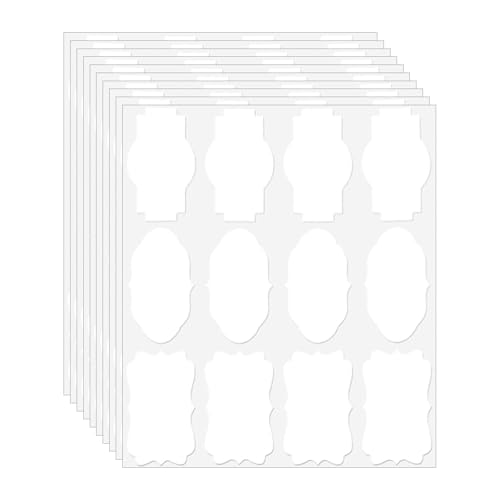 Papieraufkleber in ausgefallener Form für ätherische Öle, Flaschen, Gläser und Notizprojekte, ätherische Öle, Flaschenetiketten, 120 Stück von SANRLO