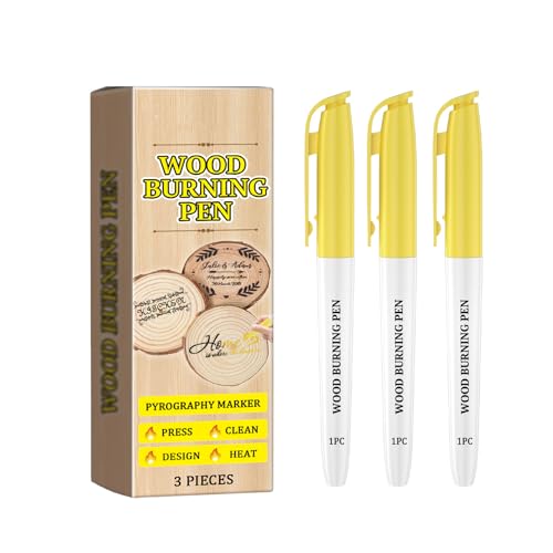 3 Stück Holzmalerei Marker Holzmalerei Stift Brandmalerei Marker Einfach Zu Verwendender Holz Bastel Brennstift Für Holzmalerei von SANRLO