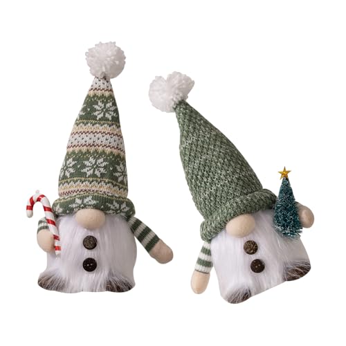 SANRLO Elegante Weihnachtswichtel Plushie Saisonale gesichtslose Puppen Tischdekoration Realistisches Weihnachtsfensterzubehör von SANRLO