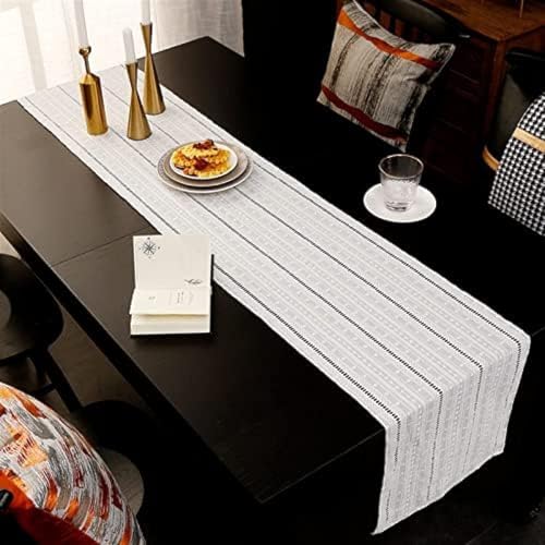 Kreativer Eleganter Tischläufer Für Partys, Dekorativ, Bestickt, Spitzenbesatz Mit Farbigem Polyester-Schrankbezug, Küche, Heimdekoration (33 X 160 Cm) (33 X 280 Cm) (33 X 240 Cm),Witz,33*160cm von SANTPOT