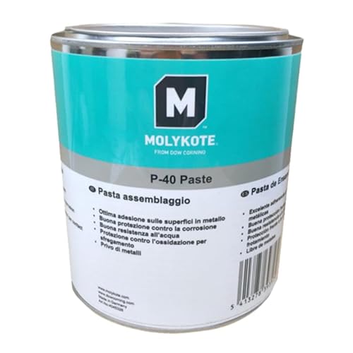 MOLYKOTE P-40 Paste, 1 kg, multifunktionales Schmiermittel für Lagerinstallation und Korrosionsschutz, starke Haftung, Korrosions- und Wasserbeständigkeit, kontinuierliche Schmierung von SANYI