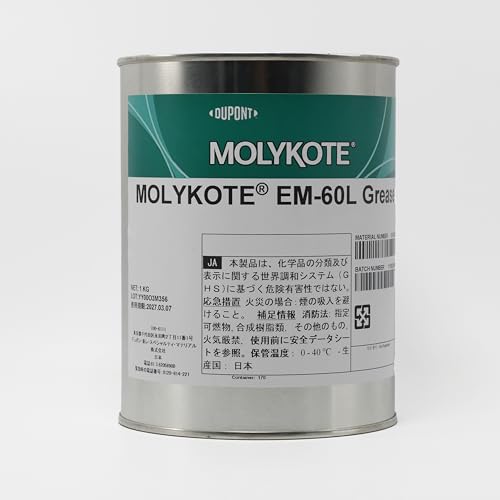 Molykote EM-60L Schmierfett 1 kg für Kunststoffkomponenten, Metall, Elektrogeräte, Automobilschmierung, weiß, lange Lebensdauer von Dow Corning. von SANYI