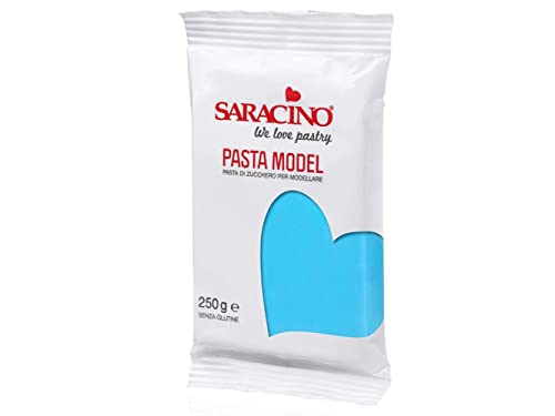 Saracino Fondant Model Hellblau Zum Modellieren 250 g Glutenfrei Made In Italy von SARACINO We love pastry