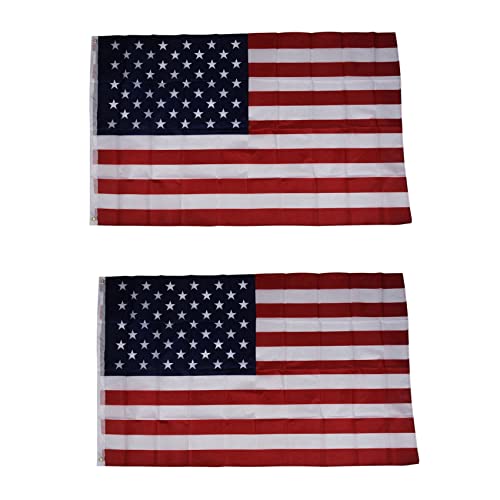 SAROAD 2X Befoerderung Amerikanische Flagge USA - 150X90cm (100% Bildkonform) von SAROAD