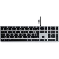 SATECHI SLIM W3 Tastatur kabelgebunden grau, silber von SATECHI