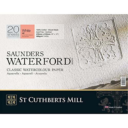 Saunders Waterford Papierblock 56 x 76 cm Packung mit 10 Blatt von SAUNDERS WATER FORD SERIES