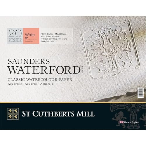 Saunders Waterford Papierblock 56 x 76 cm Packung mit 10 Blatt Saunders Waterford Papierblock 56 x 76 cm Packung mit 10 Blatt von SAUNDERS WATER FORD SERIES