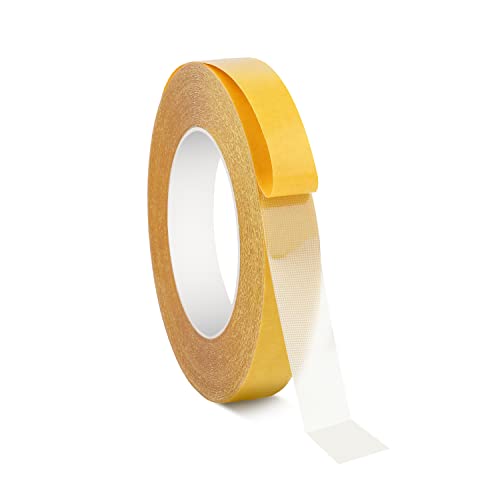 15mm Doppelseitiges Gewebeband, Strapazierfähig Super Klebrig Multifunktional Doppelseitiges Klebeband Breit Double Sided Tape Heavy Duty für Zuhause Büro Schule (20m Lang) von SAVITA