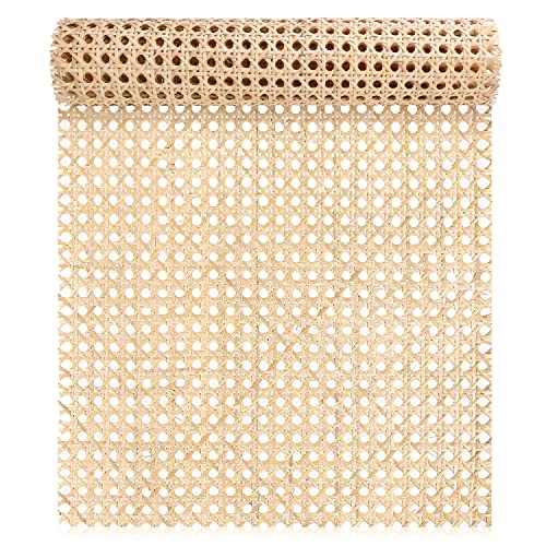 Cane Webbing Rattan Roll, 1x0,35m Gewebtes Offenes Rattan Geflecht Natürliches Rattan Gurtband für Caning-Projekte Sternanis Breites Rattan Webbing für Heimwerker Schrank Stuhl Möbel von SAVITA