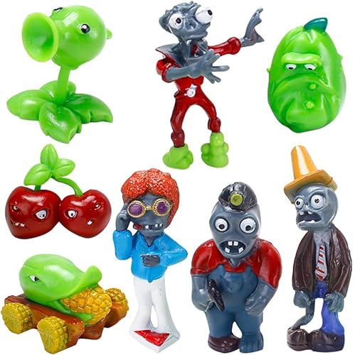 SBJJGQIS 8PCS Zombie Cake Topper, Zombie Action Figures Cake Toppers Auto-Ornament Geburtstags Party für Baby Shower Party Dekoration Figuren Party Kuchen Dekoration Lieferungen Cake Topper von SBJJGQIS