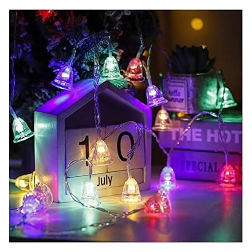 Lichterkette, Windspiel-Modellier-Lichterketten | Kreative LED-Lichterkette Nachtlampe | Hochzeits-Geburtstagsfeier-Weihnachtslampe Home Bar Dekoration Licht(Colourful,9.8FT(20LED)) von SBJKLYRN