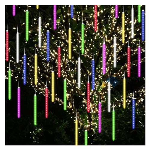 SBJKLYRN Lichterkette, Lichterkette LED Festlich Dekorativ for Außen Innen Hochzeit Garten Schlafzimmer Dekoration(Multicolor,50cm 10 Tubes 480 LED) von SBJKLYRN