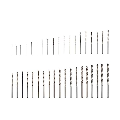 10 stücke 0,3-4,0mm HSS Spiralbohrer Set for Dremel Rotationswerkzeug Zylinderschaft Mini Bohrer Set Handwerkzeuge (Size : 10pcs 1.7mm) von SBTRKT