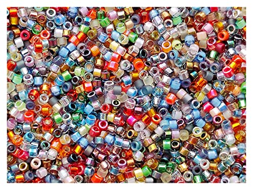 10 g Delica Glasperlen 11/0, Mix, Japanische Glasperlen Miyuki (Delica Seed Beads) von SCARA BEADS GET INSPIRED