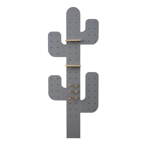 SCBTGKLN Pegboard, Stecktafel, Lochplatte Holz, Einsteck- und Zapfen-Bastelarbeiten, Stecktafel-Kombinationsset, for Wandorganisator, Bastelorganisation, Ornament-Ausstellung(Gray) von SCBTGKLN