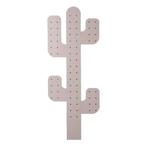 SCBTGKLN Pegboard, Stecktafel, Lochplatte Holz, Einsteck- und Zapfen-Bastelarbeiten, Stecktafel-Kombinationsset, for Wandorganisator, Bastelorganisation, Ornament-Ausstellung(Pink) von SCBTGKLN