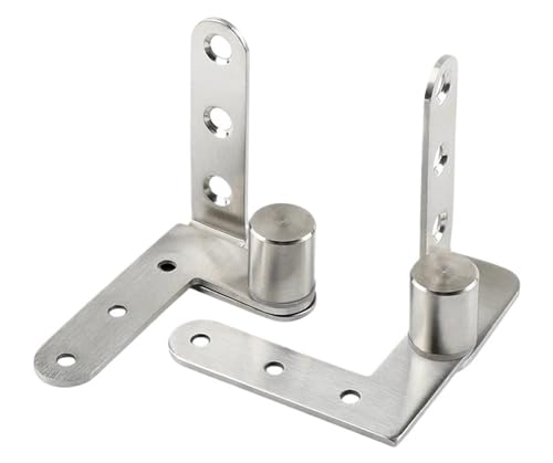 SCCEWHZJ Edelstahl Rotation Tür Scharniere Seite Versteckte Heavy Duty Pivot Scharnier Türen Fänge Latch Einstellbare Up Down Scharnier Möbel von SCCEWHZJ