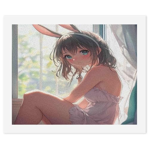 SCEBH Digitales Malen Für 7-, 8-, 9- Und 10-Jährige Rabbit Girl Digitales Malset Für Erwachsene, Teenager, Kinder, Teenager, Mädchen von SCEBH