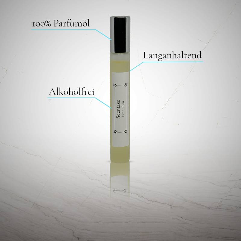 Ebra Pura - Premium Parfümöl Alkoholfreies 10Ml Unisex Parfum Roll On Stick von SCENTASE