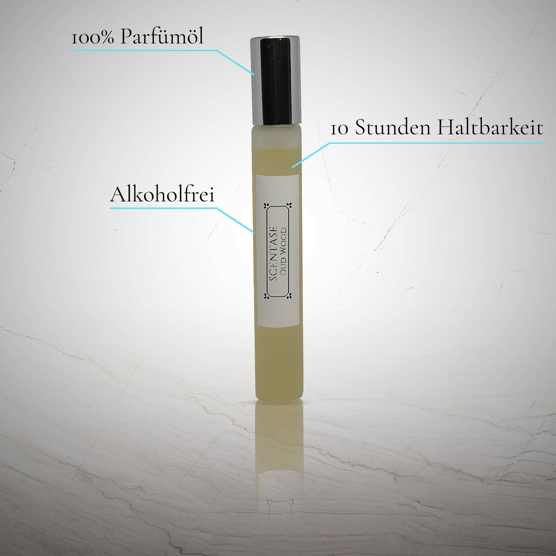 Oud Wood - Parfumöl Ohne Alkohol 10 Ml Parfümroller von SCENTASE