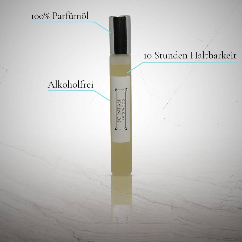 Oud Wood - Parfumöl Ohne Alkohol 10 Ml Parfümroller von SCENTASE