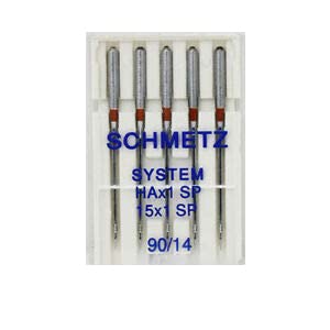 (Size 90/14) - Schmetz HAX1SP 15X1SP Special Super Stretch Serger Needles - 5 Pack (Size 90/14) von SCHMETZ