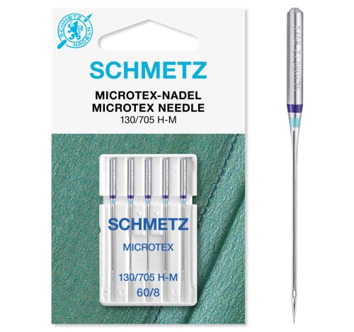 60/8 Schmetz Sharp Microtex Nadel im 5er Pack von SCHMETZ