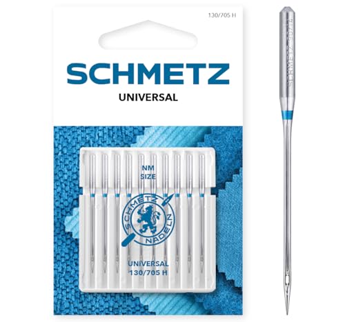 SCHMETZ | 10 Nähmaschinennadeln | Universal | 130/705 H | Nadeldicke 90/14 | auf jeder gängigen Haushaltsnähmaschine einsetzbar SCHMETZ | 10 Nähmaschinennadeln | Universal | 130/705 H | Nadeldicke 90/14 | auf jeder gängigen Haushaltsnähmaschine einsetzbar von SCHMETZ
