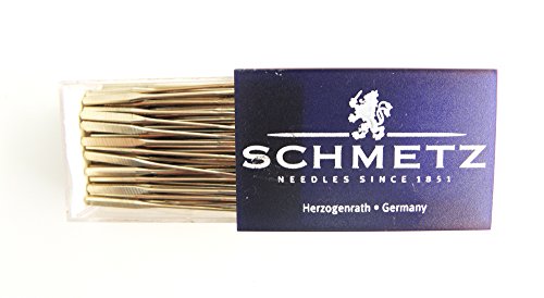 SCHMETZ Nähmaschinennadeln | 100 Universal-Nadeln | Nadeldicke 80/12 | 130/705 H | mit Flachkolben auf jeder gängigen Haushaltsnähmaschine einsetzbar | Maxi Packung A 100 von SCHMETZ