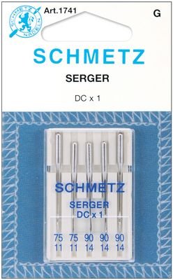 SCHMETZ Overlock (DCX1) Nähmaschinennadeln – kardiert – Sortiment von SCHMETZ