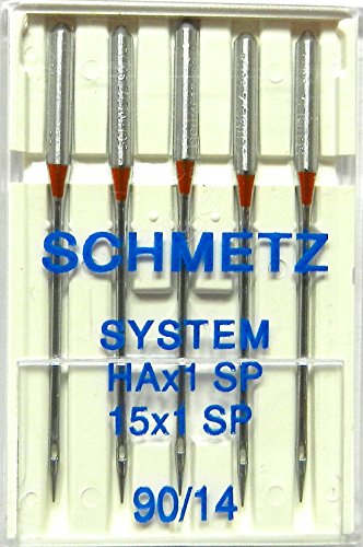 SCHMETZ System HA x 1 SP 15 x 1 SP Super Stretch Nähmaschinen Nadeln St. 90 von SCHMETZ