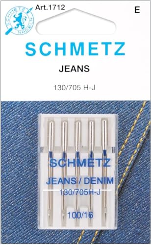 Size 16/100 5/Pkg Jean & Denim Machine Needles 1712 von SCHMETZ