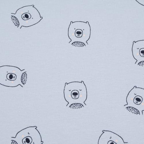 SCHÖNER LEBEN. Bio Baumwolljersey Jerseystoff Organic Bear Bärchen hellblau 1,50m SCHÖNER LEBEN. Bio Baumwolljersey Jerseystoff Organic Bear Bärchen hellblau 1,50m von SCHÖNER LEBEN.