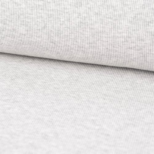 SCHÖNER LEBEN. Strickschlauch Bündchenstoff gerippt Ecru meliert 35cm Breite SCHÖNER LEBEN. Strickschlauch Bündchenstoff gerippt Ecru meliert 35cm Breite von SCHÖNER LEBEN.