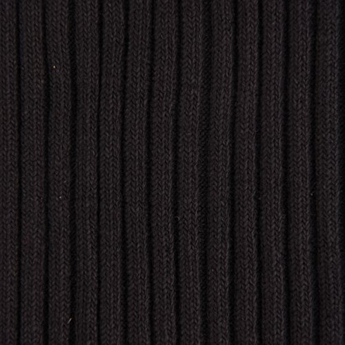 SCHÖNER LEBEN. Strickschlauch Bündchenstoff Strick grob schwarz 37cm Breite von SCHÖNER LEBEN.