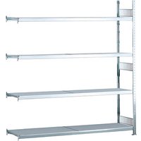 SCHULTE Anbau-Weitspannregal WS 2000 15587 silber 150,0 x 80,0 x 250,0 cm von SCHULTE