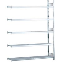 SCHULTE Anbau-Weitspannregal WS 2000 15715 silber 150,0 x 60,0 x 300,0 cm von SCHULTE