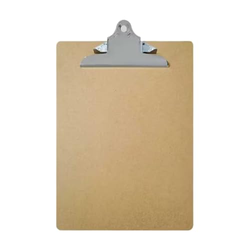 Klemmbretter aus recyceltem Holz, hohe Kapazität, Klemmbretter, flaches Profil, Clip für Schule und Bürobedarf, Schmetterling-Klemmplatte, 22,9 x 31,8 cm von SCIKHEFT