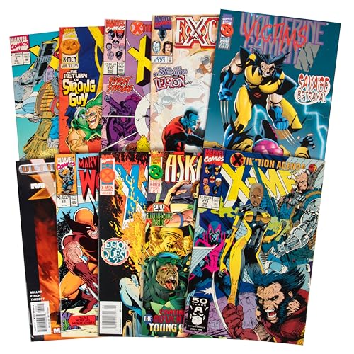 Marvel X-men Ultimatives Comicbuch-Geschenkset, 10 verschiedene Weihnachts-Ausgaben – Kinder-/Erwachsenenfreundlich ohne unangemessene Füllstoffe – unheimliches Weihnachtsfeiertagsset für jeden von SCS Direct