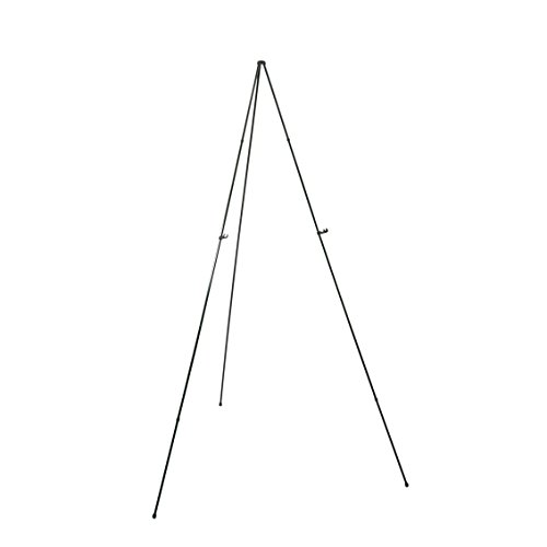 SD STUDIO DESIGNS Foldaway Easel for Art or Sign Display E-Z Klappbare Staffelei für Kunst oder Schilder, Legierter Stahl, F. Schwarz (62" h) von SD STUDIO DESIGNS